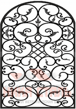 Кованая решетка на окно КР 31 Кованая решетка на окно КР 31