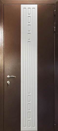 Входная дверь порошок со вставкой МДФ Входная дверь порошок со вставкой МДФ